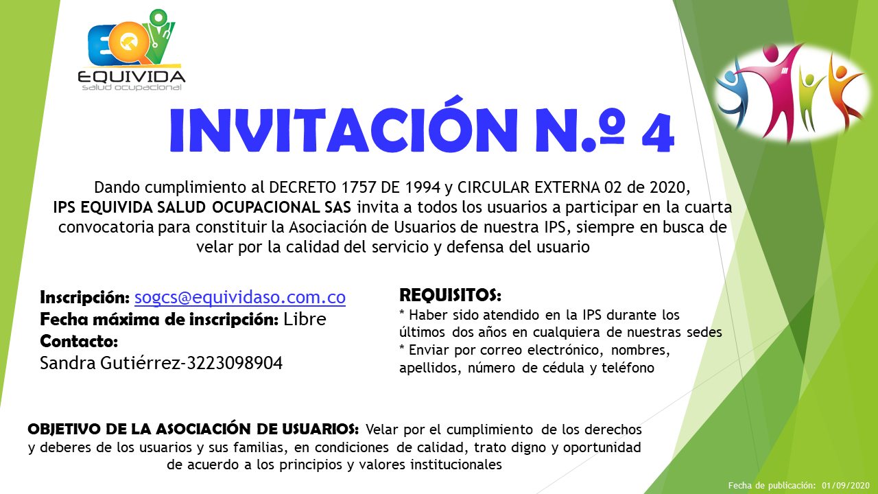 Invitación No. 4
